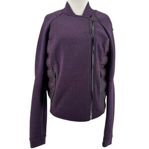 Nike Women's Purple Aeroloft 800 Down Long Sleeve Tech Fleece Jacket Size Small